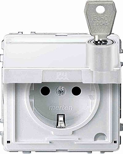 Merten MEG2316-7219 SCHUKO-Steckd.m.Klappd.u.Schriftf.abschl.m.versch.Schl. BRS,StK,polarws.AQUADES. Merten MEG2316-7219 SCHUKO-Steckd.m.Klappd.u.Schriftf.abschl.m.versch.Schl. BRS,StK,polarws.AQUADES. von Merten