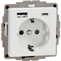 Merten Schuko Steckdose mit USB Ladegerät MEG2367-0325 Merten Schuko Steckdose mit USB Ladegerät MEG2367-0325 von Merten