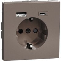 Merten Schuko Steckdose mit USB Ladegerät MEG2367-6052 von Merten