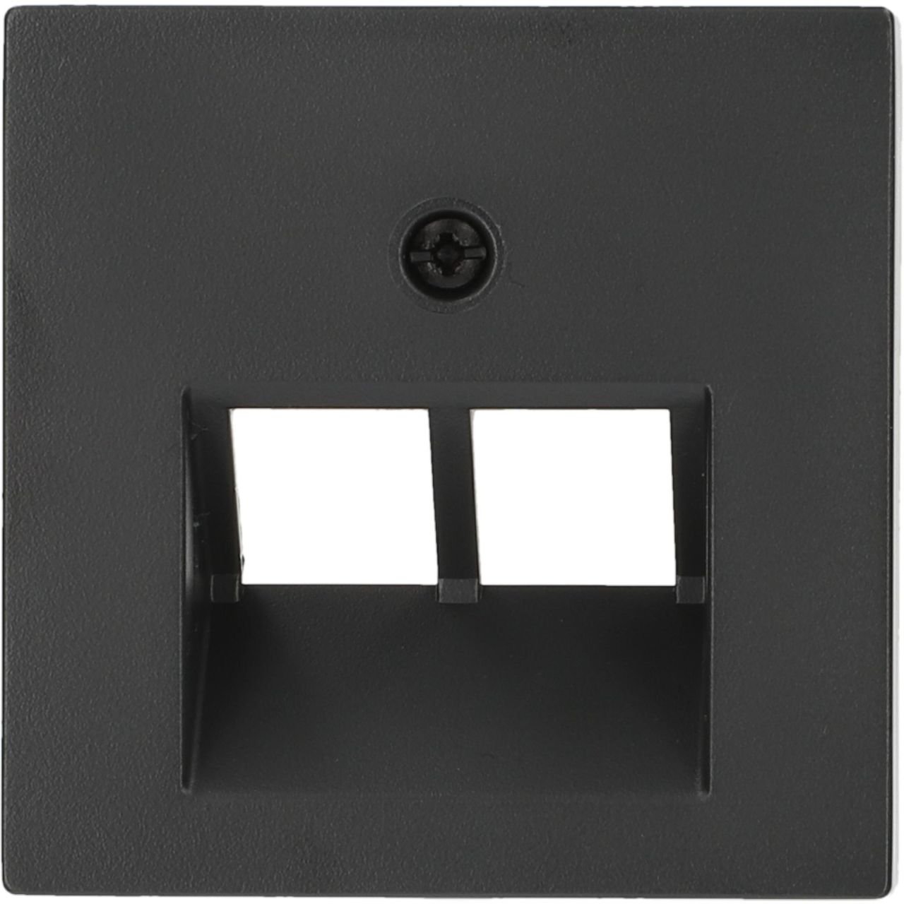 Merten UAE-Abdeckung 2-fach System M, anthrazit, 298014 von Merten