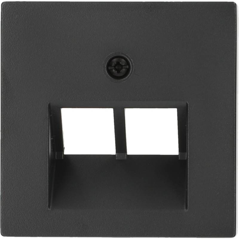 Merten UAE-Abdeckung 2-fach System M, anthrazit, 298014 von Merten