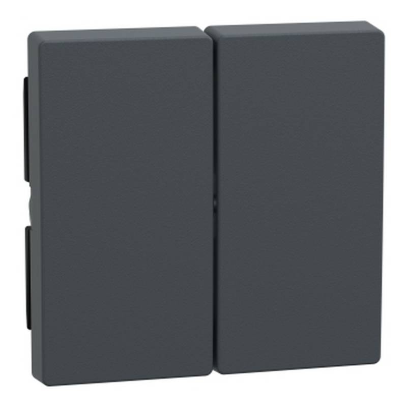 Merten Wippe 'System M' für Serienschalter anthrazit matt 5,4 x 5,4 cm von Merten