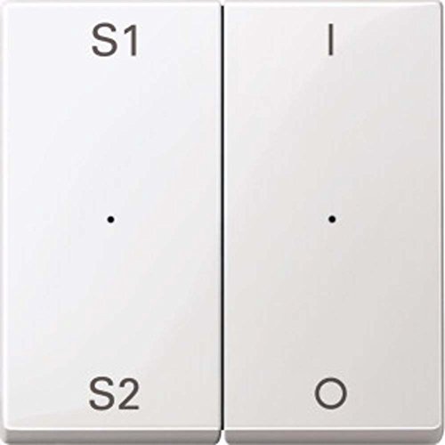 Merten MEG5228-0319 Wippen für Taster-Modul 2fach (Szene1/2, 1/0), polarweiß glänzend, System M Merten MEG5228-0319 Wippen für Taster-Modul 2fach (Szene1/2, 1/0), polarweiß glänzend, System M von Merten