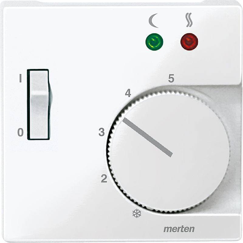 Merten Zentralplatte für Fußbodenheizung Serie System M polarweiß 534919 von Merten