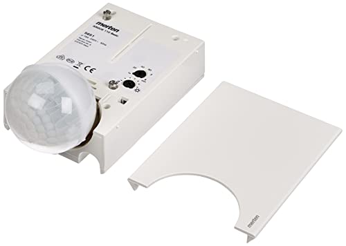 Schneider Electric Merten Argus 110 Basic Außen-Bewegunsgmelder, 360 Grad Nahfeldbereich, IP55, polarweiss, Artikelnummer 565119 von Merten