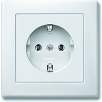 Steckdose 1-fach polarweiß mit up IP20 m-smart MEG2301-1519 - Merten von Merten