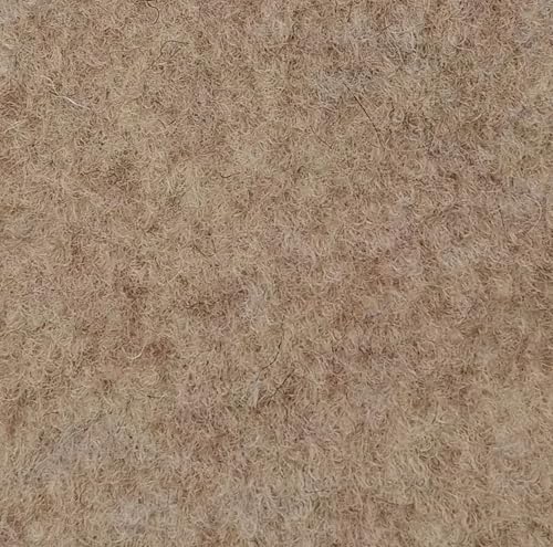 Nadelfilz Extra-Flex Meterware Restauration Innenraumverkleidung Instandhaltung Camperausbau 206 cm Breite (206 x 400 cm, Beige) von MERTEX