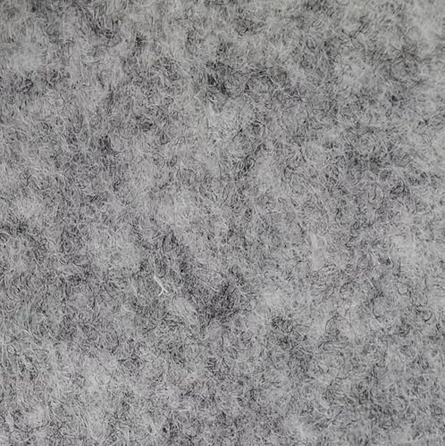 Nadelfilz Extra-Flex Meterware Restauration Innenraumverkleidung Instandhaltung Camperausbau 206 cm Breite (206 x 450 cm, Hellgrau) von MERTEX