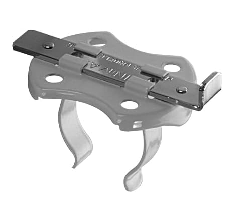 Merveille – Set aus 2 MINIMAX-Halterungen für Gusseisenheizkörper mit 2 bis 3 Rippen – Montage ohne Bohren – Für Heizkörperregale von 10 bis 15 cm Breite von Merveille