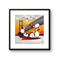 Humbaa Resc'ewe Schaf Print | Wunderliche Kunst Humbaa Resc'ewe Schaf Print | Wunderliche Kunst von MervsOriginals