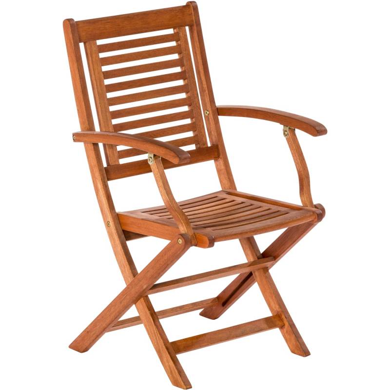 Gartenklappsessel Cordoba Braun 2er Set von Merxx
