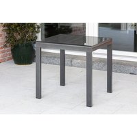 MERXX Ausziehtisch »Semi«, BxHxT: 70 x 75,5 x 80 cm, Tischplatte: Sicherheitsglas - schwarz MERXX Ausziehtisch »Semi«, BxHxT: 70 x 75,5 x 80 cm, Tischplatte: Sicherheitsglas - schwarz von Merxx