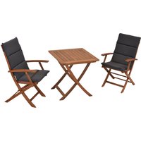 MERXX Balkonset "Comodoro" Set, 5 Stk. tlg. 2 Klappsessel und Klapptisch von Merxx