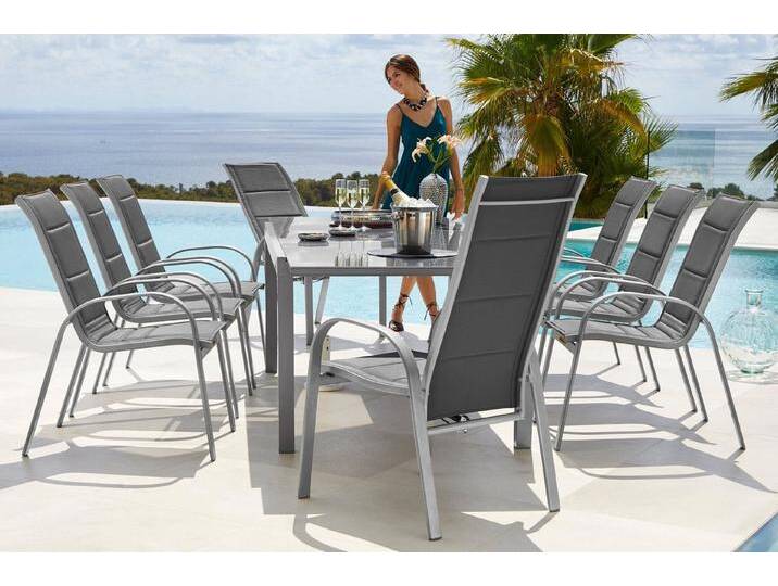 MERXX Garten-Essgruppe Amalfi Deluxe, grau von Merxx