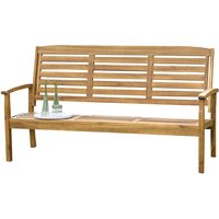 MERXX Gartenbank »Paraiba«, Holz, 3-Sitzer, BxHxT: 161 x 92 x 62 cm - braun von Merxx