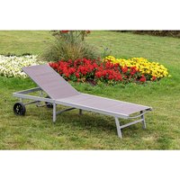 MERXX Gartenliege »Tessin«, Aluminium, inkl. Auflage - silberfarben MERXX Gartenliege »Tessin«, Aluminium, inkl. Auflage - silberfarben von Merxx
