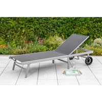 MERXX Gartenliege »Tessin«, Aluminium - silberfarben von Merxx