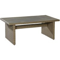 MERXX Gartentisch, BxHxT: 200 x 74 x 100 cm, Tischplatte: Sicherheitsglas - beige von Merxx