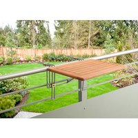 MERXX Hängetisch, BxHxT: 40 x x 60 cm, Tischplatte: Eukalyptusholz - beige von Merxx