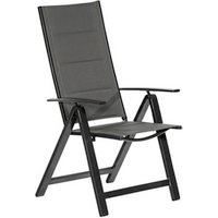 MERXX Klappsessel »Florenz«, Metall/Textil, BxHxT: 63 x 118 x 73 cm - grau von Merxx