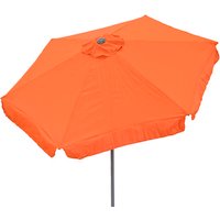MERXX Sonnenschirm, ØxH: 180 x 268 cm, Polyester/Aluminium, terracottafarben - braun von Merxx