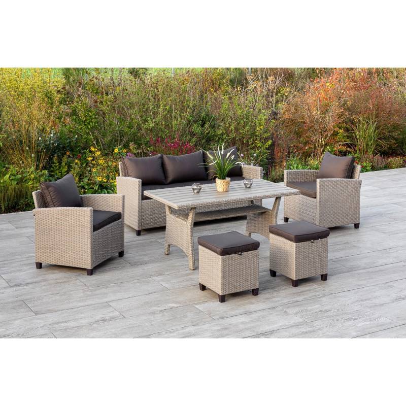Merxx Gartenmöbel-Set Striano 6-teilig von Merxx