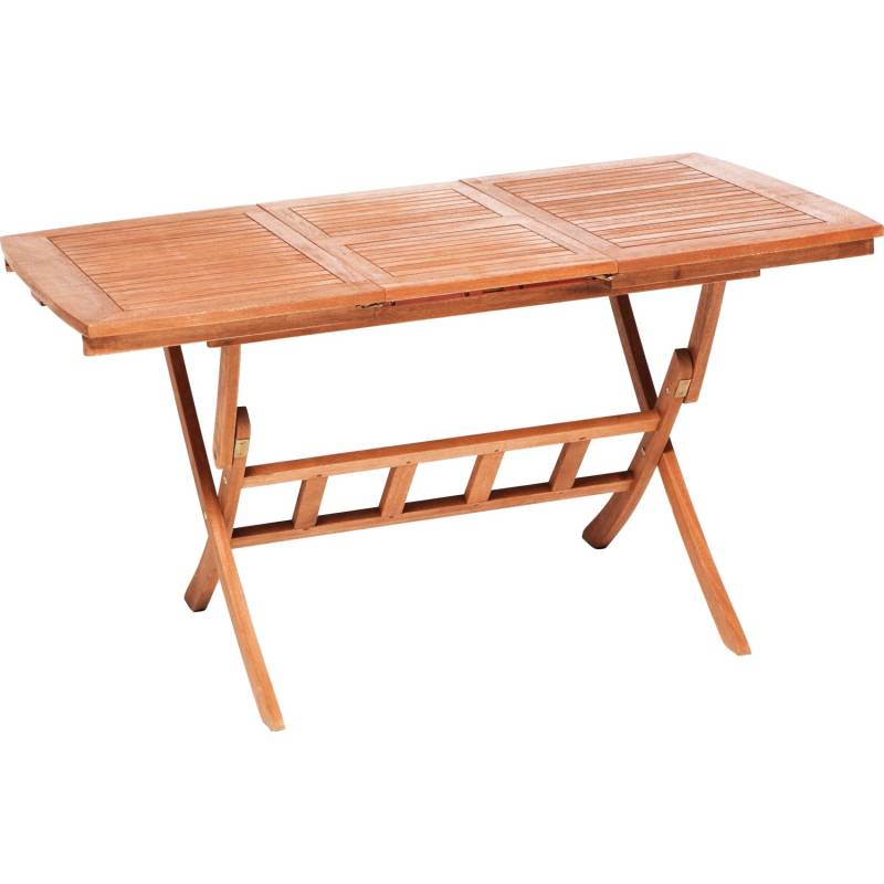 Merxx Klapptisch Rechteckig ausziehbar Braun 160 cm x 90 cm von Merxx