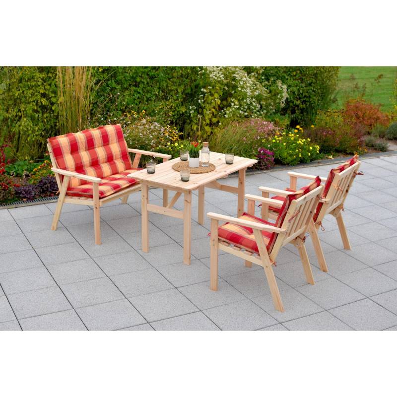 Merxx Kissen für Gartenmöbel-Set Sylt 2er-Set von Merxx