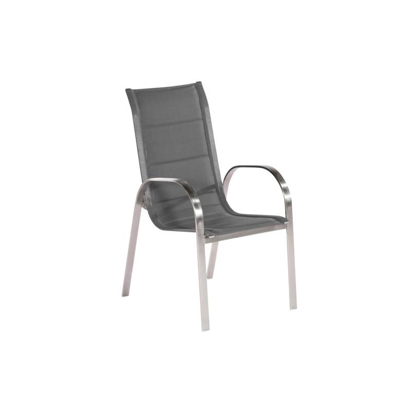 Merxx Lucca Set 5-tlg. 4 Stapelsessel Gartentisch 150 x 90 cm von Merxx