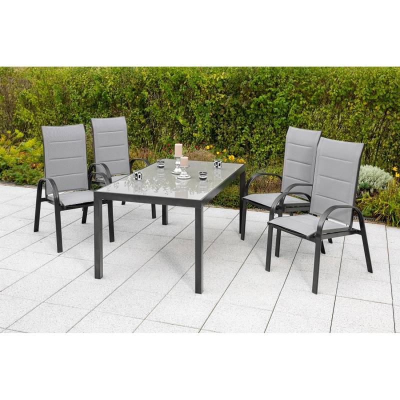 Merxx Marini Set 5-tlg. Gartentisch 150 x 90 cm von Merxx