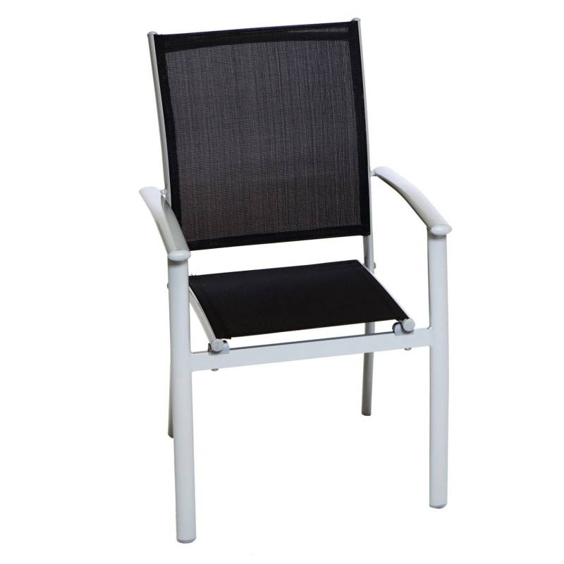 Merxx Milano Klassik Stapelsessel 2er-Set Schwarz von Merxx