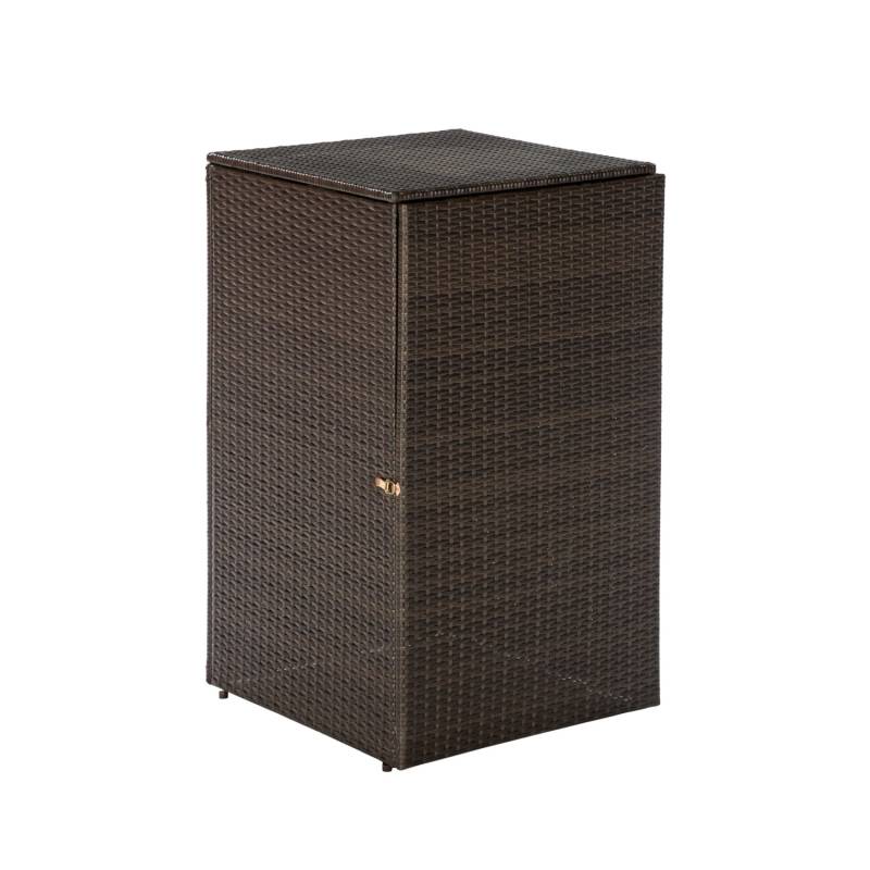 Merxx Mülltonnenabdeckung 76 x 76 x 123 cm Braun von Merxx