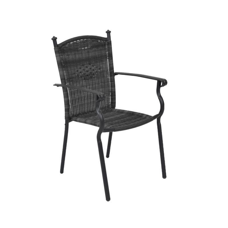 Merxx Roma Stapelsessel 2er-Set Grau von Merxx