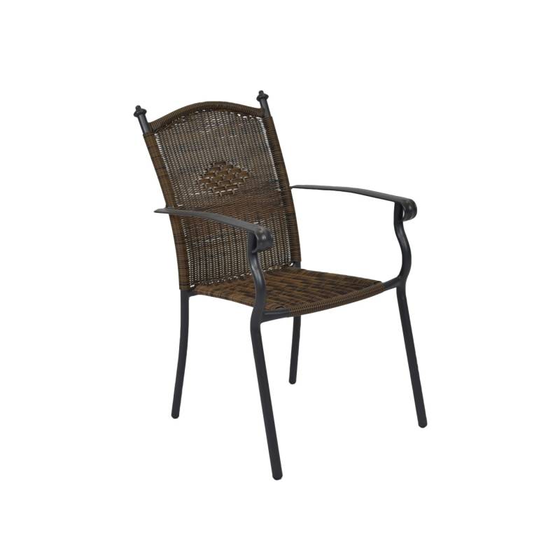Merxx Roma Stapelsessel 2er-Set Schoko von Merxx