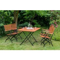 Schlossgarten Set 5tlg. Tisch Klapptisch von Merxx