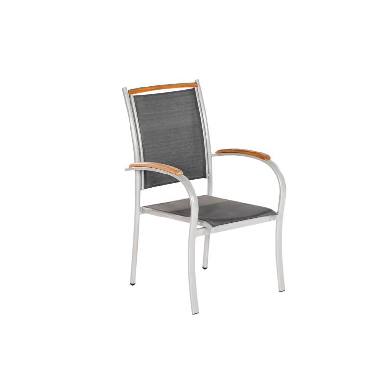Merxx Siena Set 5-tlg. 4 Stapelsessel Gartentisch 140 x 80 cm von Merxx