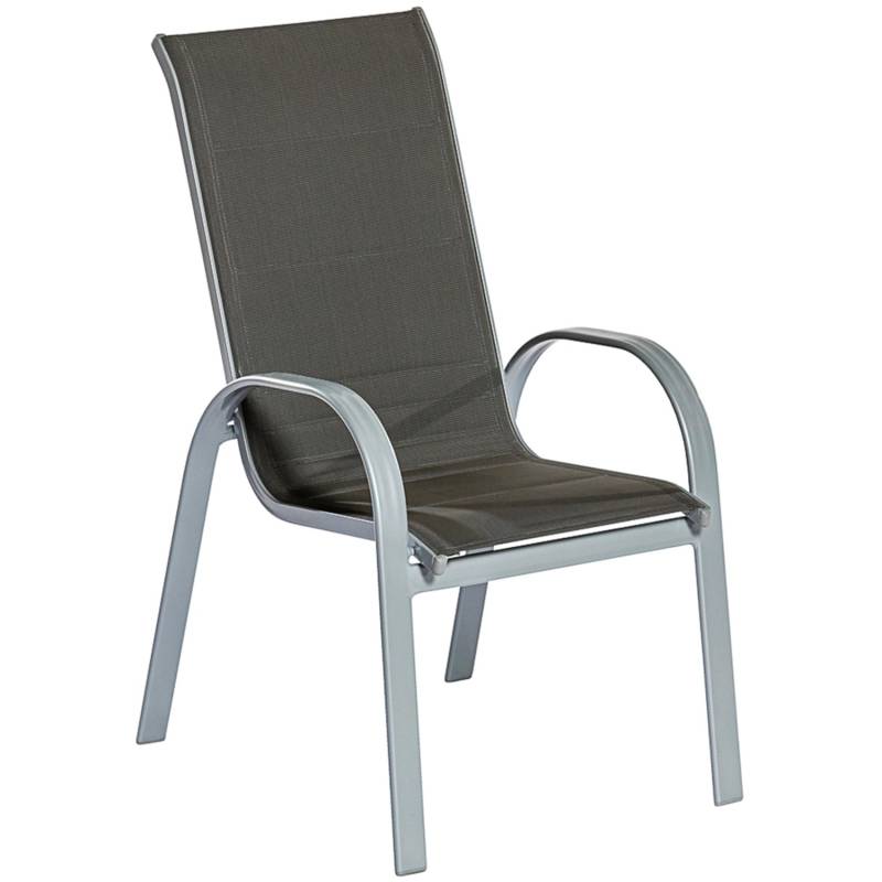 Merxx Stapelsessel Amalfi di Lusso 2er-Set Anthrazit von Merxx