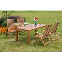 Parabaiba Set 5tlg. Tisch 185x90 cm von Merxx