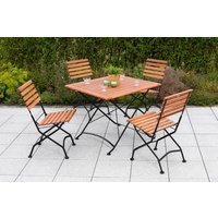 Schlossgarten Set 5tlg. Tisch Klapptisch von Merxx