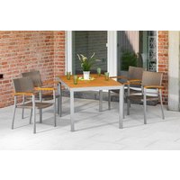Silano Set 5tlg. Tisch 150x80 cm von Merxx
