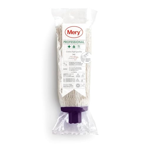 Mery 0420.51 Profi Mopp Baumwolle Ecru 250 g, 25 cm, 11x7x35 cm, Ekrü Mery 0420.51 Profi Mopp Baumwolle Ecru 250 g, 25 cm, 11x7x35 cm, Ekrü von Mery