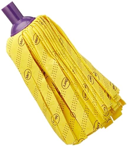 Mery | Streifen-Mopp | Superresistente Streifen | Mehrzweck-Reinigung | Rückstandsfrei | Viskose | Gelb | 23 cm | Hohe Saugfähigkeit & Strapazierfähigkeit für Alle Oberflächen Mery | Streifen-Mopp | Superresistente Streifen | Mehrzweck-Reinigung | Rückstandsfrei | Viskose | Gelb | 23 cm | Hohe Saugfähigkeit & Strapazierfähigkeit für Alle Oberflächen von Mery
