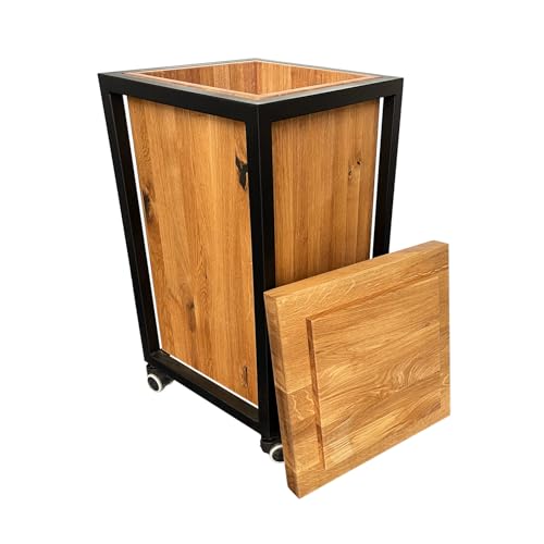 Mesa Dos - Gasflaschenbox auf Rollen 42 x 42 x 76 cm - aus edlem Eichenholz passend zum Gasgrill Tisch - Stabile Aufbewahrung für Ihre Gasflasche mit Deckel. Mesa Dos - Gasflaschenbox auf Rollen 42 x 42 x 76 cm - aus edlem Eichenholz passend zum Gasgrill Tisch - Stabile Aufbewahrung für Ihre Gasflasche mit Deckel. von Mesa Dos