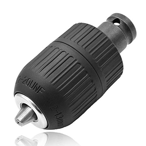Mesee Bohrfutter Adapter, 2–13mm Schnellspannbohrfutter 1/2"-20UNF, Schraubendreher Zahnkranzbohrfutter Schlagschrauber Schnellspannbohrfutter mit 1/2" Spannfutteradapter Mesee Bohrfutter Adapter, 2–13mm Schnellspannbohrfutter 1/2"-20UNF, Schraubendreher Zahnkranzbohrfutter Schlagschrauber Schnellspannbohrfutter mit 1/2" Spannfutteradapter von Mesee