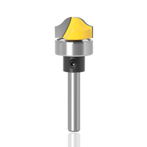 Mesee Ogee Tür Router Bit, Ogee Panel Fräser, Wolframcarbid Hartmetall, 1 Flüte, 8mm Schaft, 19.05mm Durchmesser von Mesee
