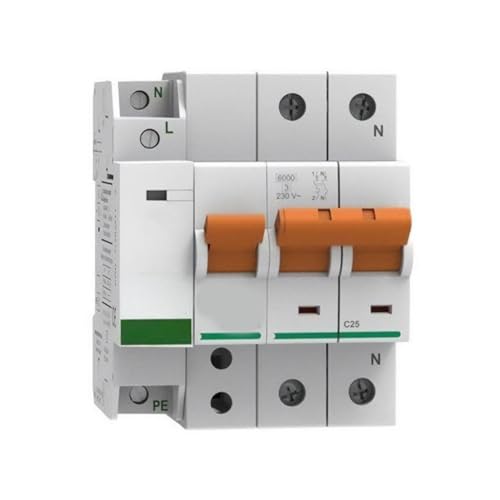 MeshUmi IGA 2P 40A C 10KA Dauerspannungsschutz nach EN-50550 und Überspannungsschutz 5-15 KA 275 V von MeshUmi