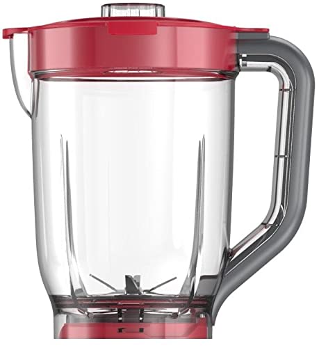 MS 4079.1r Mesko Einmachglas für Mixer, Rot von Mesko