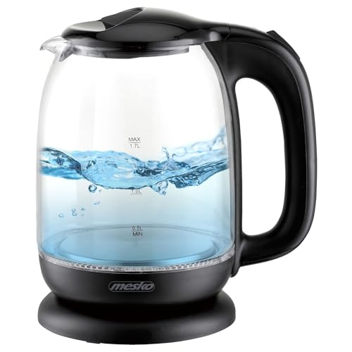 Mesko MS 1302b Wasserkocher aus Glas, 1,7 l von Mesko