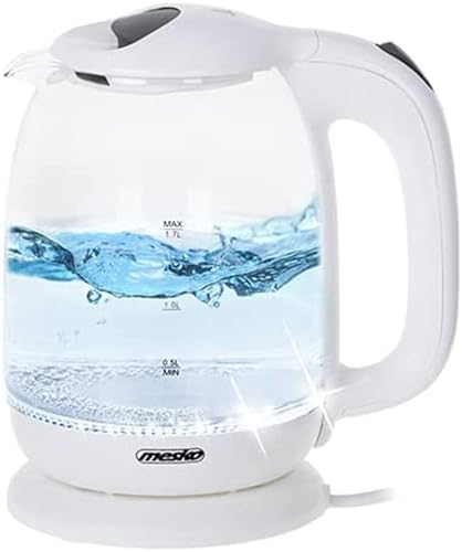 Mesko MS 1302w Wasserkocher Glas 1,7 l von Mesko