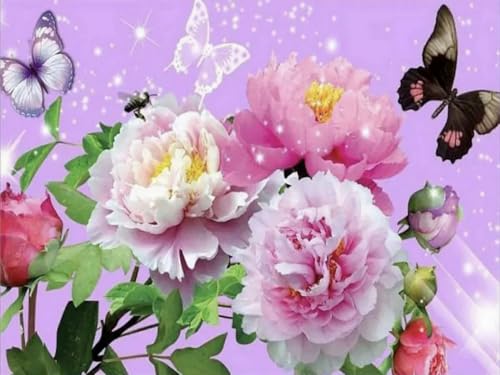 Mesribandy 5D-Diamant-Malerei-Set für Erwachsene Vollbohr-Diamant-Malerei-Set für Anfänger DIY-Kristall-Bildkunst Blumen und Schmetterlinge 40x50 cm Mesribandy 5D-Diamant-Malerei-Set für Erwachsene Vollbohr-Diamant-Malerei-Set für Anfänger DIY-Kristall-Bildkunst Blumen und Schmetterlinge 40x50 cm von Mesribandy